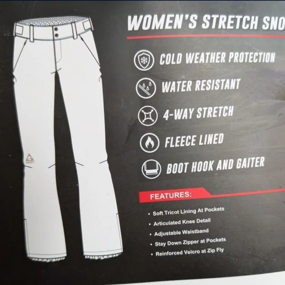 NWT Gerry Snow Ski Snowboard Stretch Pants Women's XL - Picture 2 of 3